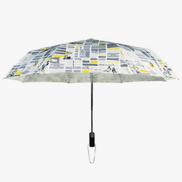 kate spade nyc new york city map umbrella nwt - Picture 3 of 7